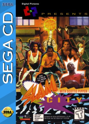 Slam City with Scottie Pippen Sega CD ROM