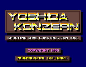 Yoshida Konzern – Shooting Game Construction Tool