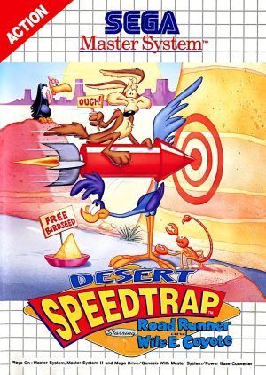 Desert Speedtrap starring Road Runner and Wile E. Coyote