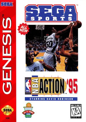 NBA Action '95 Starring David Robinson Sega Genesis ROM