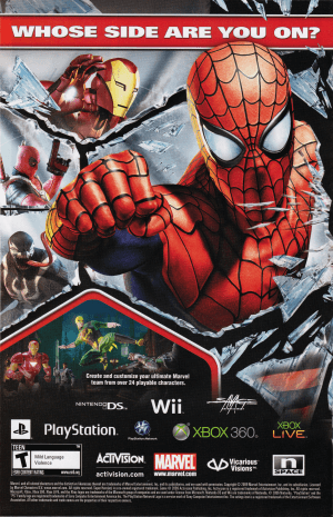 Marvel Ultimate Alliance 2 Nintendo Wii ROM