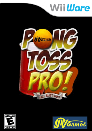 Pong Toss Pro! Frat Party Games Nintendo Wii ROM