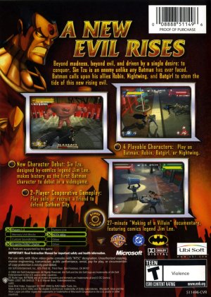Batman: Rise of Sin Tzu