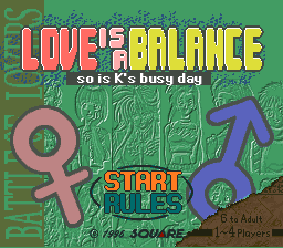 BS Love is a Balance – So is Ks busy day