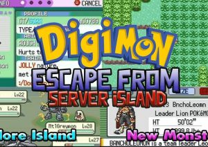 Pokemon Digimon Escape from Server Island