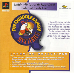 The Quaddle Family Mysteries: Quaddle 3