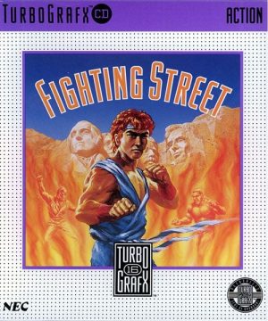 Fighting Street TurboGrafx CD ROM