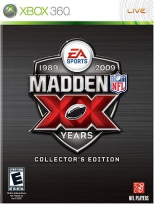 Madden NFL 09 20th Anniversary Collectors Edition